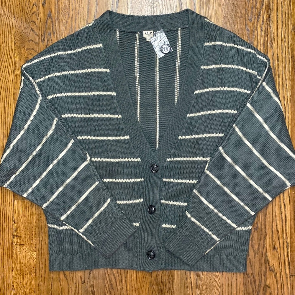 New with tags striped cardigan